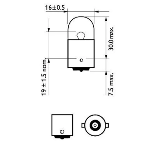 Žiarovka pre smerové svetlo 12814B2 /PHILIPS/ - obr. 2