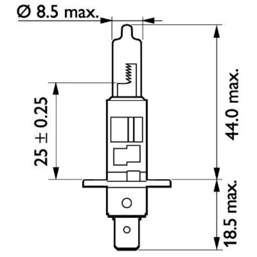 Žiarovka pre diaľkový svetlomet PHILIPS 13258MLC1 - obr. 2