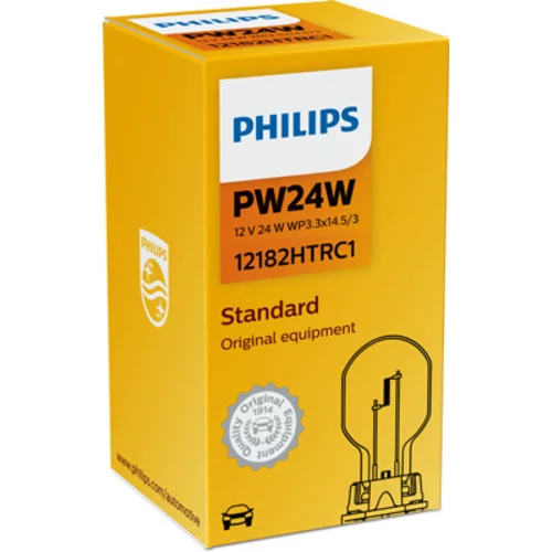 Žiarovka Philips PW24W 12V 24W WP3,3x14,5/3 12182HTRC1