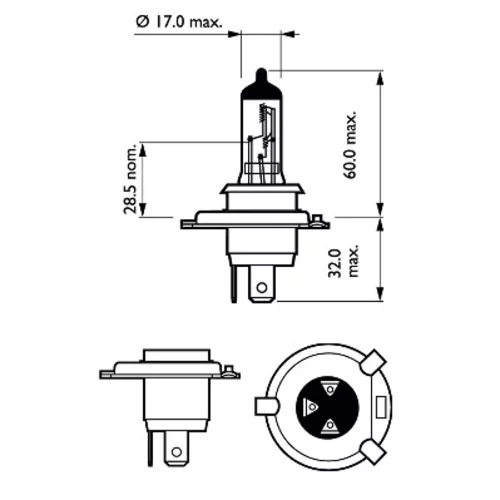 Žiarovka pre diaľkový svetlomet PHILIPS 12342LLECOS2 - obr. 2