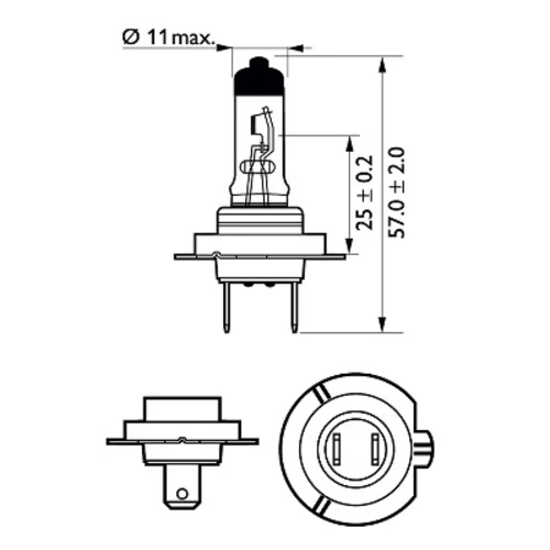 Žiarovka pre diaľkový svetlomet PHILIPS 12972RGTB1 - obr. 2