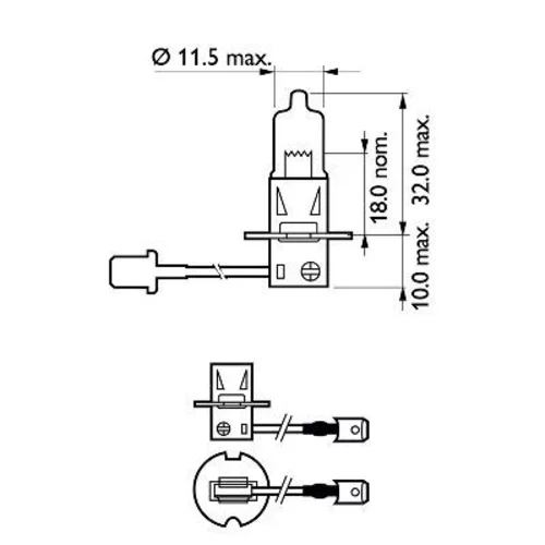 Žiarovka pre diaľkový svetlomet 12336PRB1 /PHILIPS/ - obr. 2