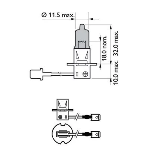 Žiarovka pre diaľkový svetlomet PHILIPS 12336WVUB1 - obr. 2