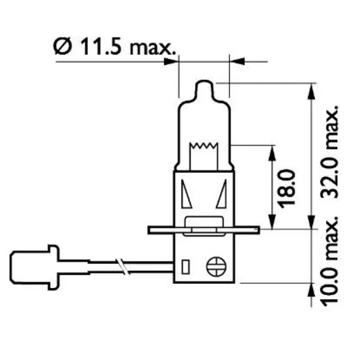 Žiarovka pre diaľkový svetlomet PHILIPS 13336MLC1 - obr. 2