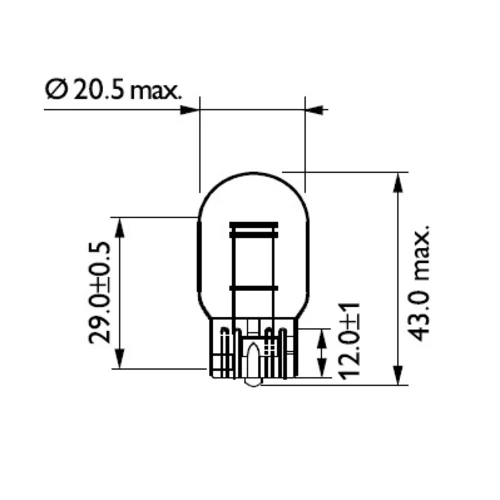 Žiarovka pre smerové svetlo PHILIPS 12066CP - obr. 2