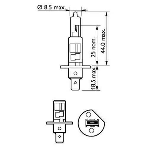 Žiarovka pre diaľkový svetlomet PHILIPS 12258XVPB1 - obr. 2