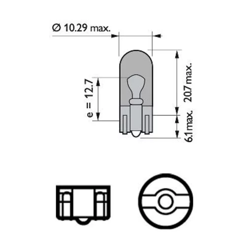 Žiarovka pre smerové svetlo PHILIPS 12396NACP - obr. 2