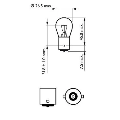 Žiarovka pre smerové svetlo PHILIPS 12498LLECOB2 - obr. 2