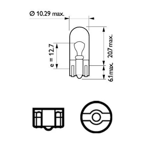 Žiarovka pre smerové svetlo PHILIPS 12961LLECOCP - obr. 2