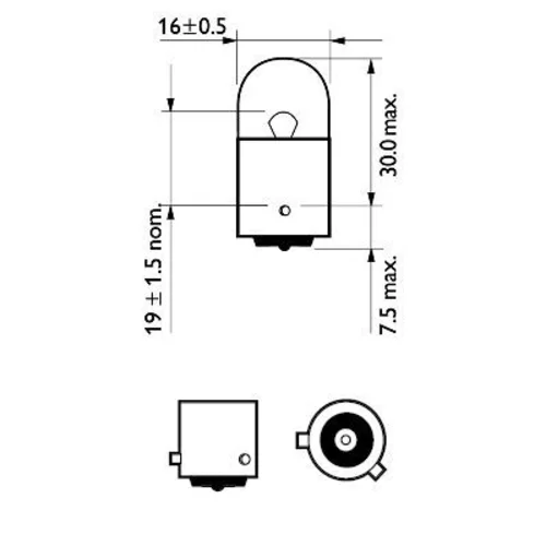 Žiarovka pre smerové svetlo PHILIPS 12093NACP - obr. 2