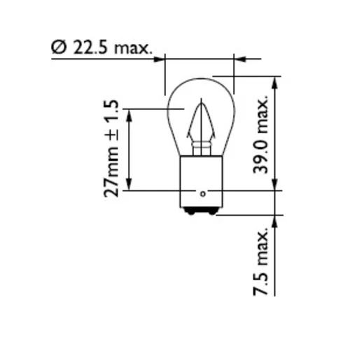 žiarovka PHILIPS 12401CP - obr. 2