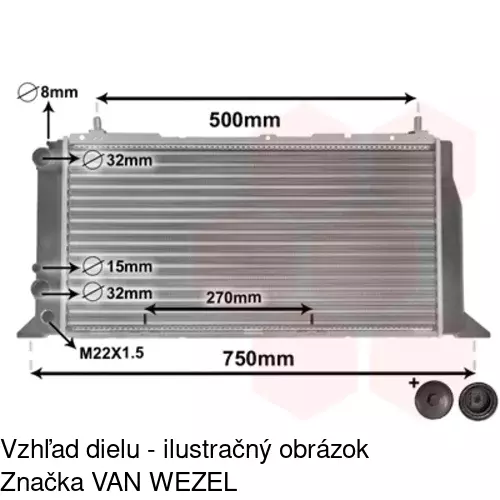 Chladiče vody POLCAR 130708A2 - obr. 4