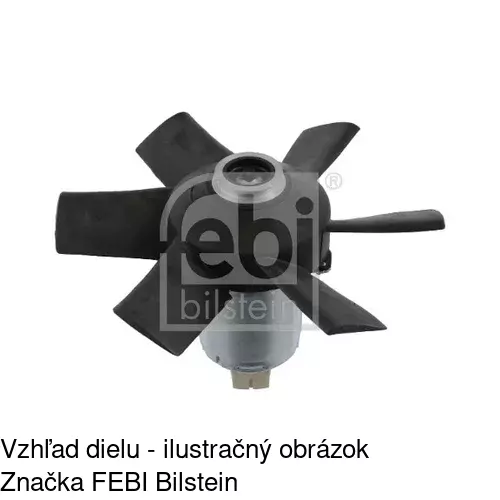 Ventilátor bez krytu / podpery POLCAR 130723U2 - obr. 1