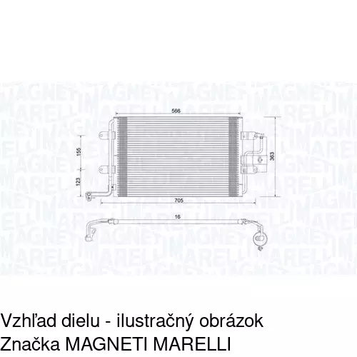 Chladiče klimatizácie POLCAR 1323K82X - obr. 2