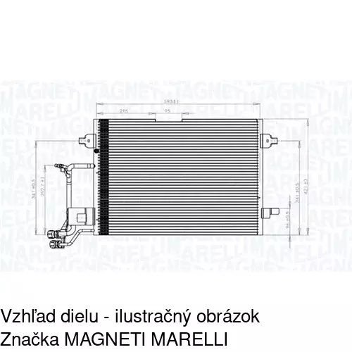 Chladiče klimatizácie POLCAR 1324K8C1 - obr. 1