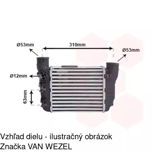 Chladiče vzduchu (Intercoolery) POLCAR 1325J8-1 - obr. 5