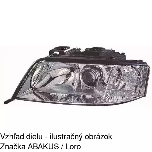 Hlavný reflektor POLCAR 1327092E - obr. 3