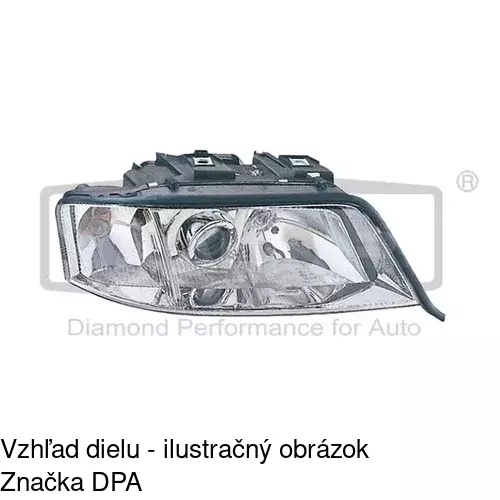 Hlavný reflektor POLCAR 1327102E