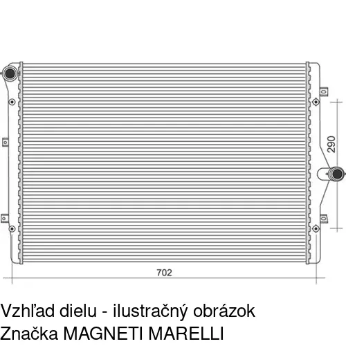 Chladiče vody POLCAR 133108-4 - obr. 3