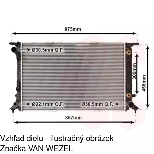 Chladiče vody POLCAR 133708-2 - obr. 5