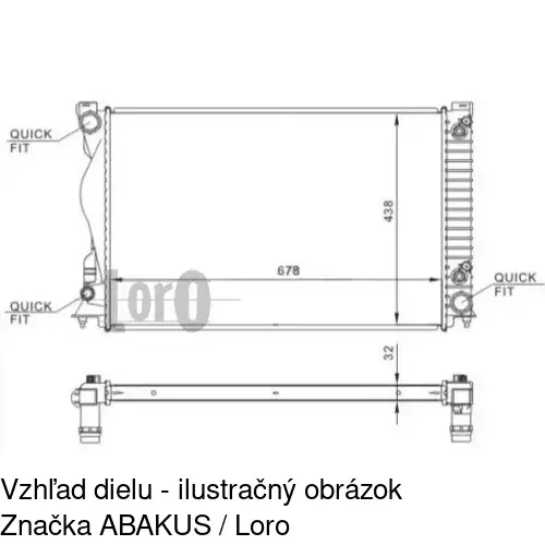 Chladiče vody 133808-2 /POLCAR/ - obr. 2