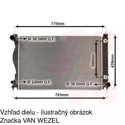 Chladiče vody 133808-2 /POLCAR/ - obr. 4