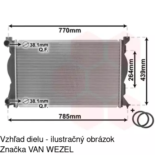 Chladiče vody 133808-5 /POLCAR/ - obr. 2