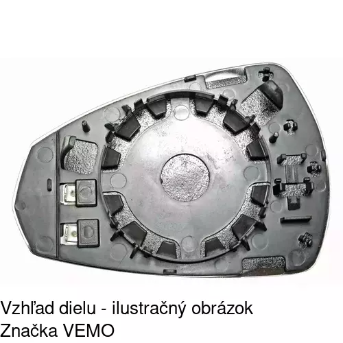 Sklo vonkajšieho zrkadla s držiakom 13C1555M /POLCAR/ - obr. 4