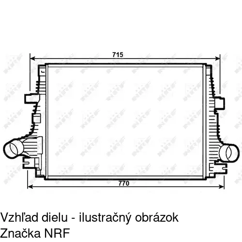 Chladiče vzduchu (Intercoolery) POLCAR 1411J8-1 - obr. 2