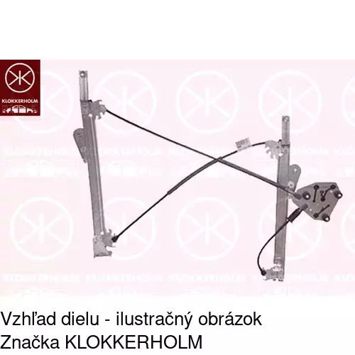 Elektrický mechanizmus okna dverí POLCAR 1425PSE1E