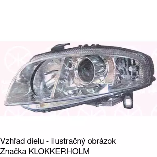 Hlavný reflektor POLCAR 144009-U