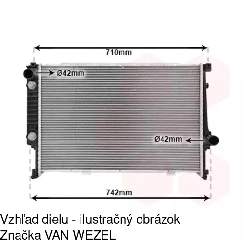 Chladiče vody POLCAR 201508-8 - obr. 1