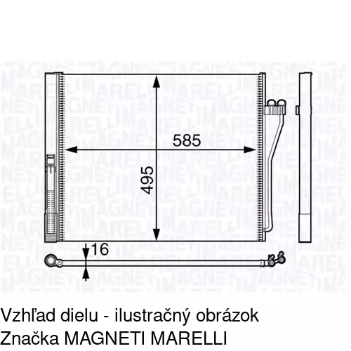 Chladiče klimatizácie 2025K8C2 /POLCAR/