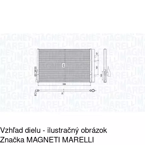 Chladiče klimatizácie 20X1K8C1S /POLCAR/