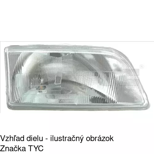 Hlavný reflektor POLCAR 2304090E - obr. 1