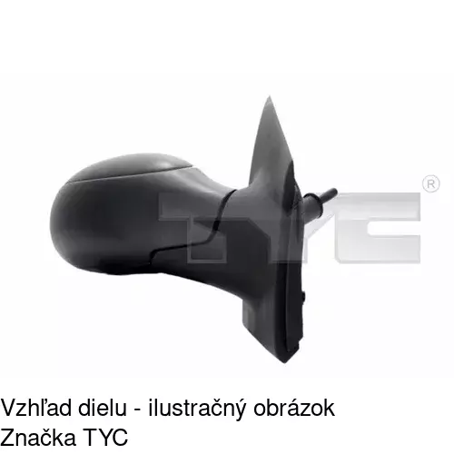 Vonkajšie zrkadlo POLCAR 2315511S - obr. 5