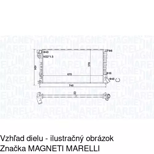 Chladiče vody POLCAR 232608-4 - obr. 4