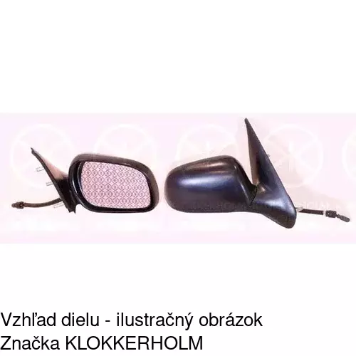 Vonkajšie zrkadlo 2326521E /POLCAR/ - obr. 1