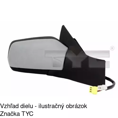 Vonkajšie zrkadlo POLCAR 2326526E - obr. 1