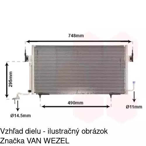 Chladiče klimatizácie POLCAR 2326K8C3 - obr. 3