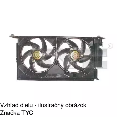 Ventilátor bez krytu / podpery 232723U1 /POLCAR/ - obr. 5