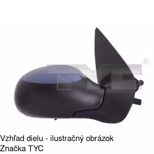 Vonkajšie zrkadlo POLCAR 2327528E - obr. 3