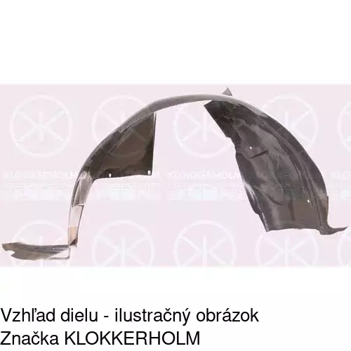 Podblatník (plast) POLCAR 2327FL-1