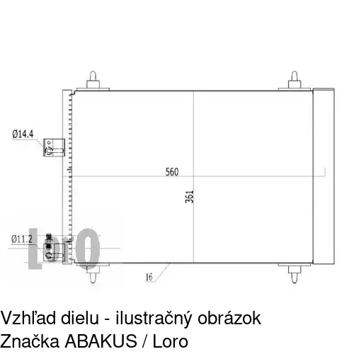 Chladiče klimatizácie POLCAR 2327K8C1 - obr. 2