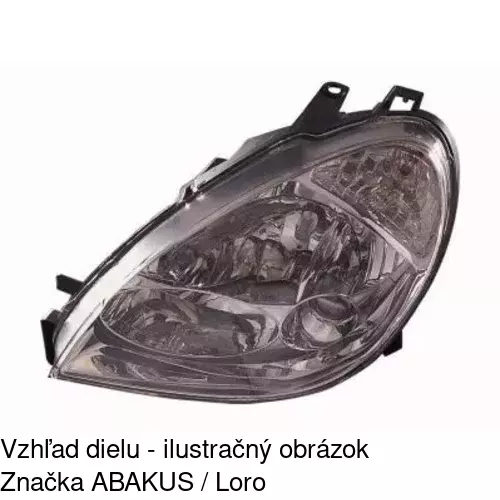 Hlavný reflektor POLCAR 232809-E - obr. 3