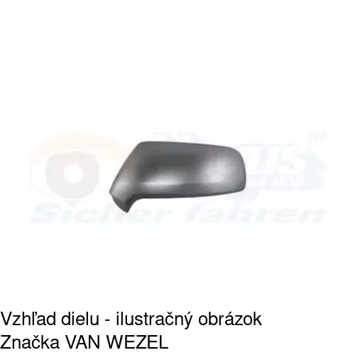 Rám vonkajšieho zrkadla 233154PE /POLCAR/ - obr. 2