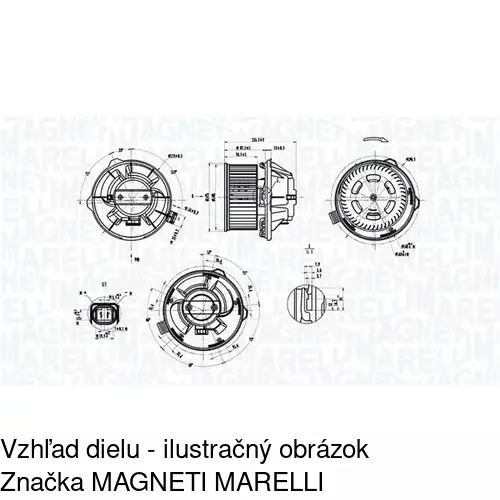 Ventilátory kúrenia POLCAR 2332NU-2