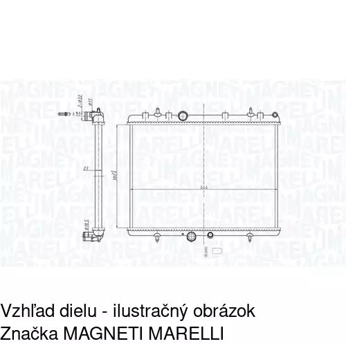 Chladiče vody POLCAR 233308-1