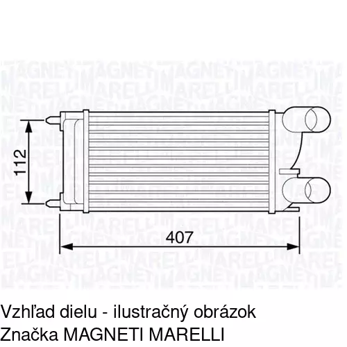 Chladiče vzduchu (Intercoolery) POLCAR 2351J82X