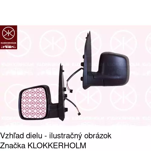 Vonkajšie zrkadlo POLCAR 2391524E - obr. 3